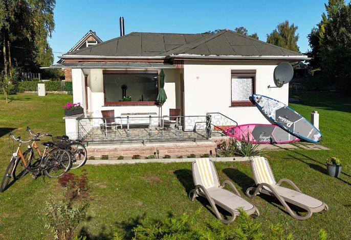 Seeblick Ferienhaus mit Kamin