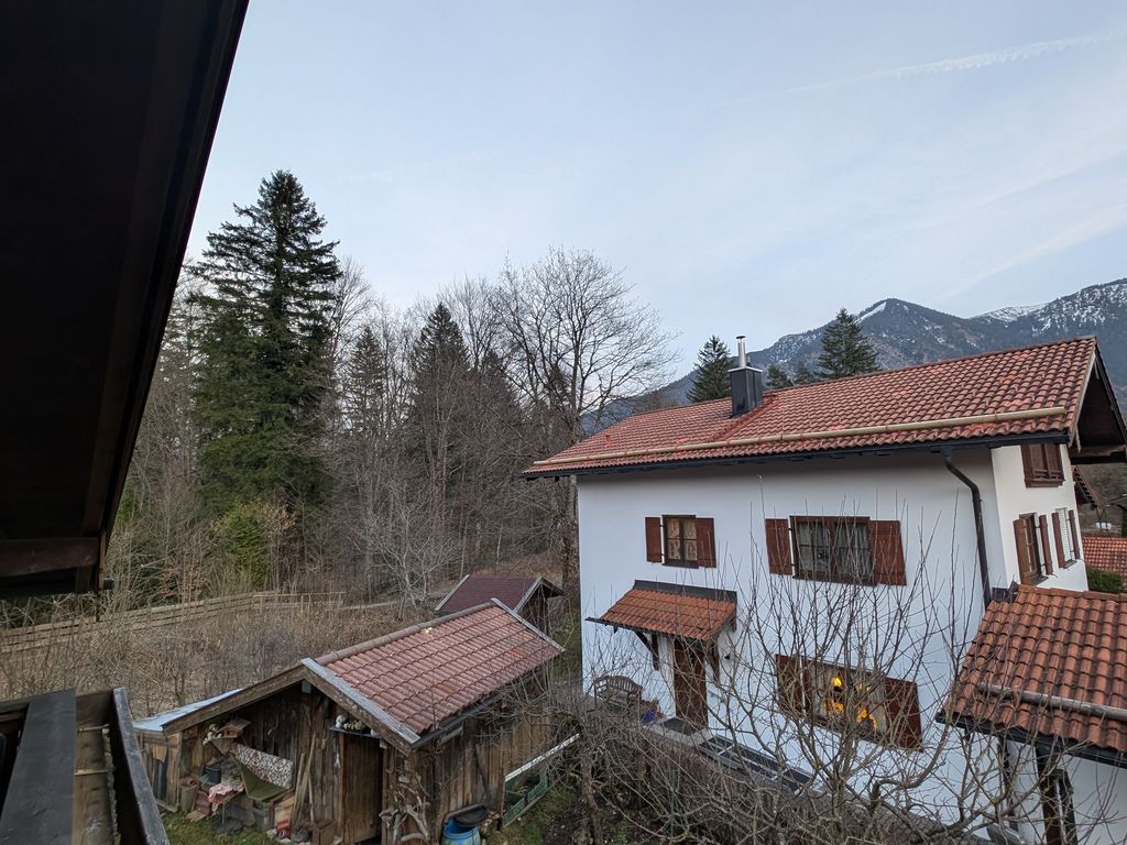 Blick vom Balkon