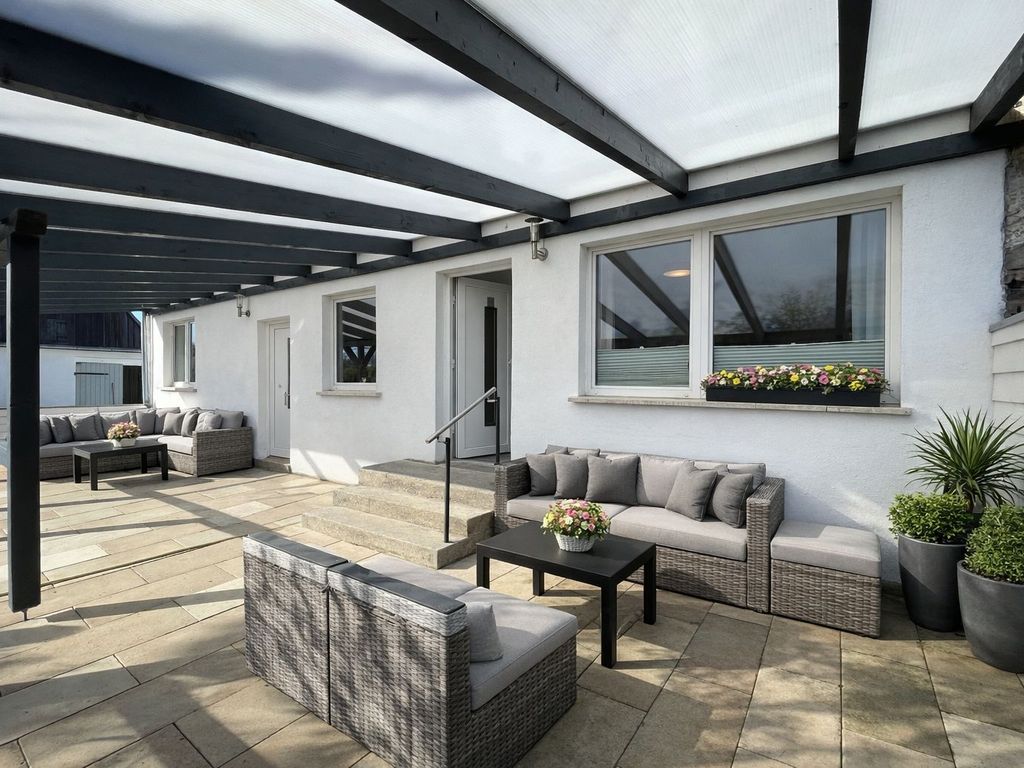 Terrassenbereich für beide Ferienwohnungen