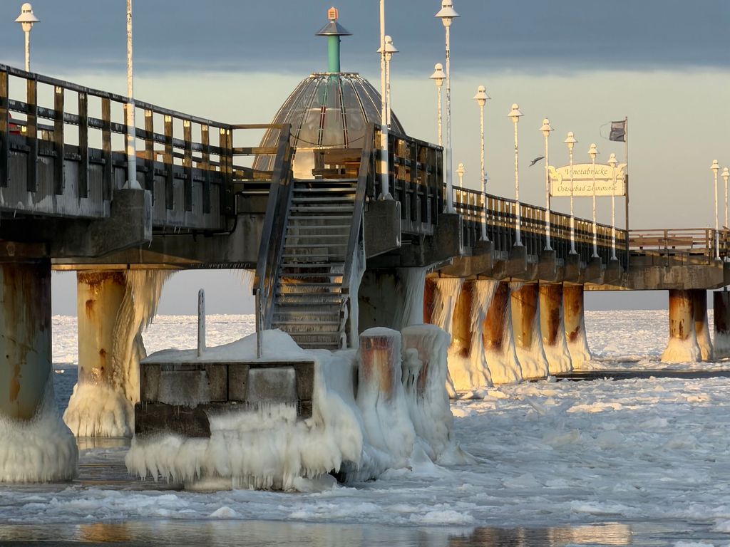 Winterstimmung an der Seebrücke
