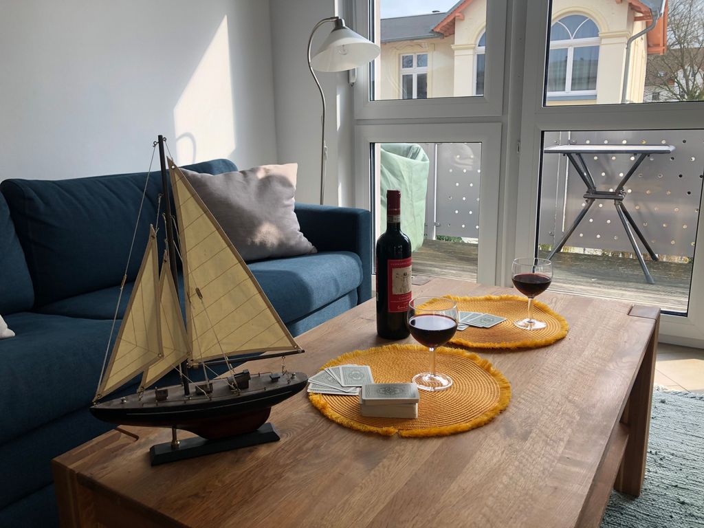 Wohnbereich Blick auf dem Balkon