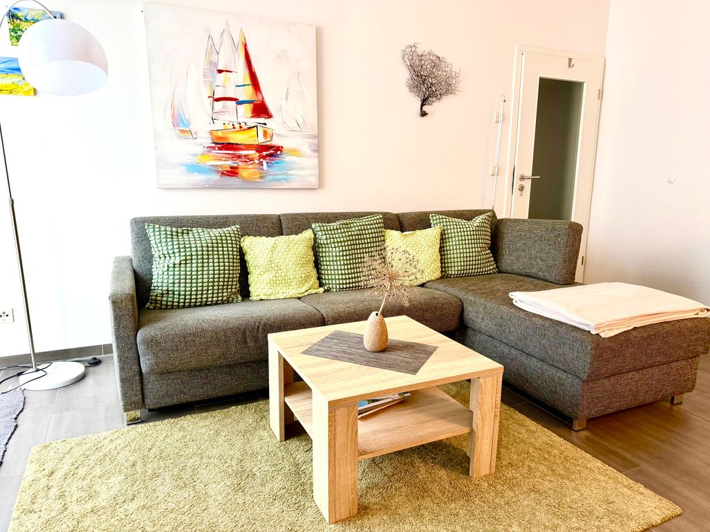 Wohnbereich mit Schlafsofa