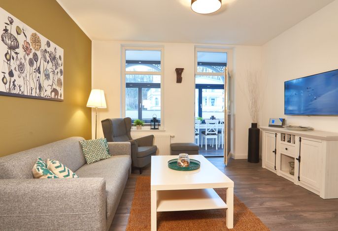 Appartement mit 1 SZ + 1 Schlafsofa - Aufbettung 3./4. P.