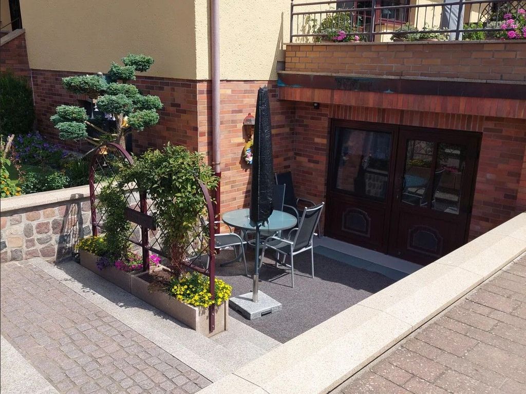 Eingangsbereich der Ferienwohnung mit Terrasse