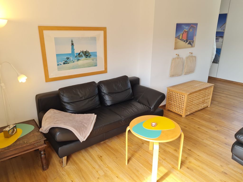 Wohnzimmer mit Schlafcouch