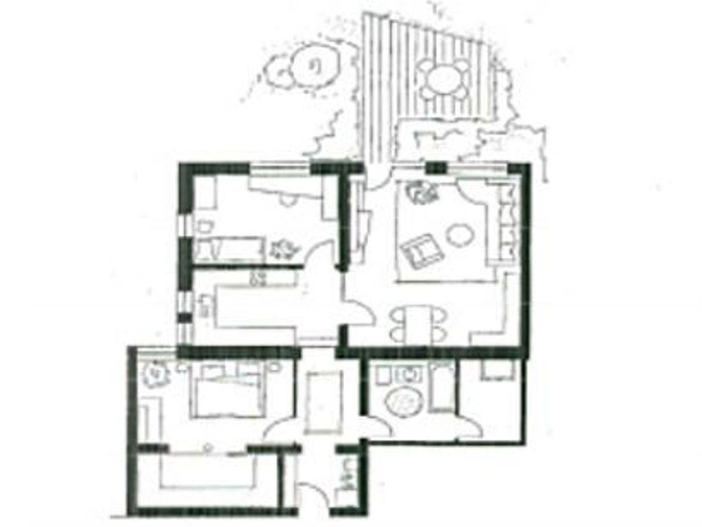 Grundriss der Ferienwohnung