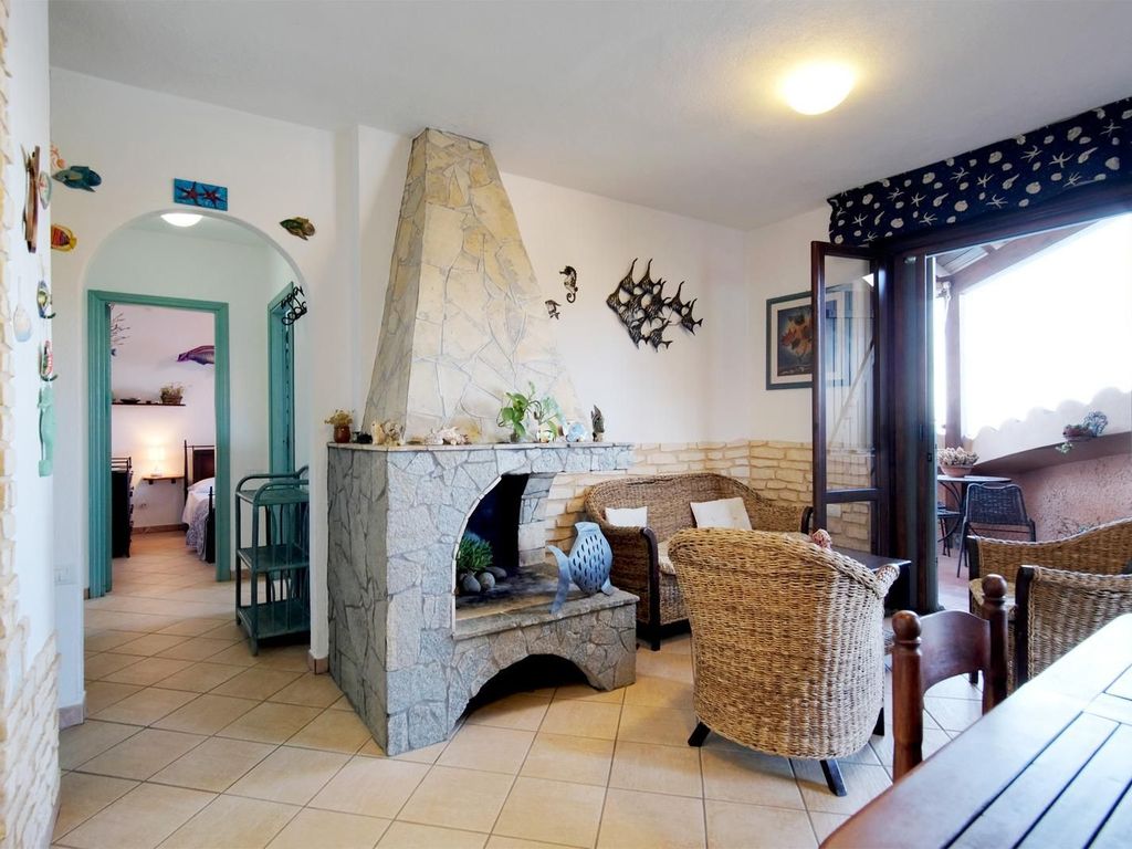 Ferienwohnung 205d, Haus auf dem Meeresfels, Wohnzimmer