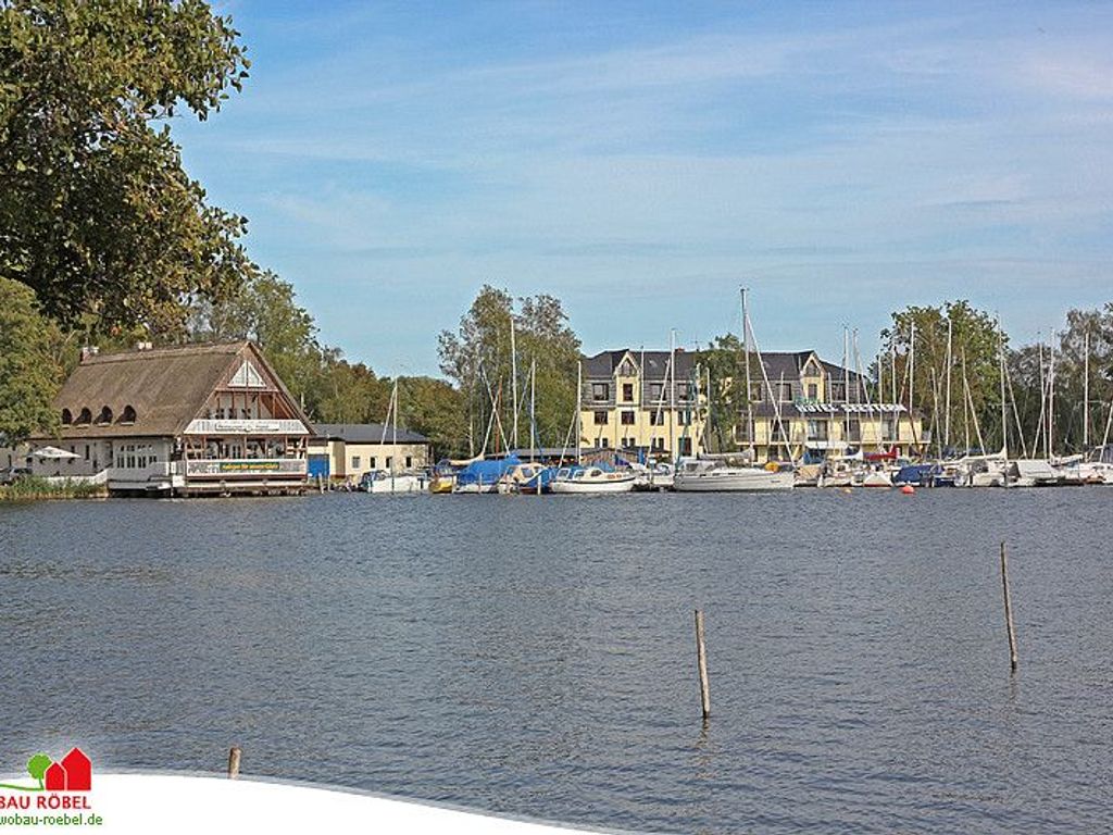 Blick auf Gaststätten
