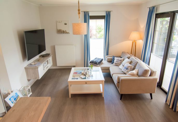 Ferienwohnung Birke mit Strandkorb