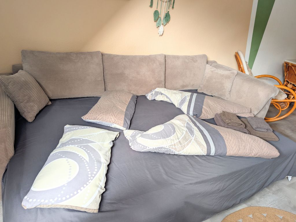 Couch mit Schlaffunktion