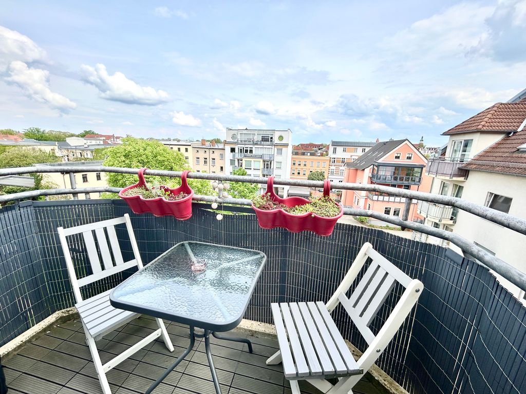 Blick vom Balkon