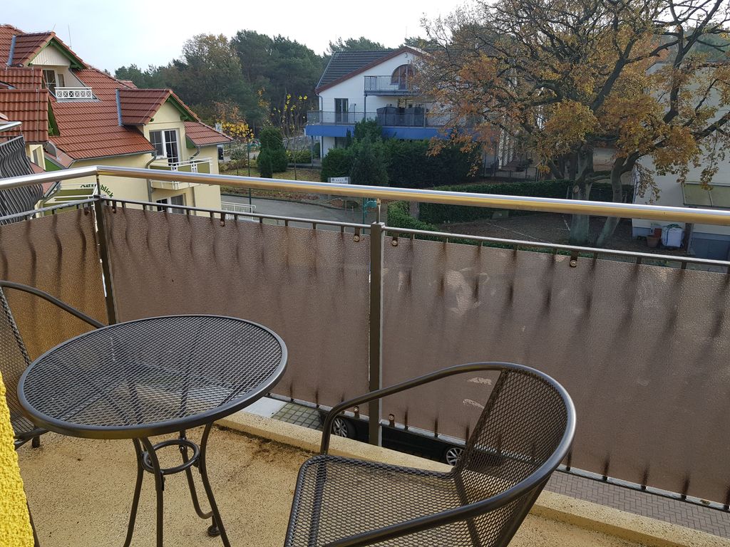 Blick vom Balkon
