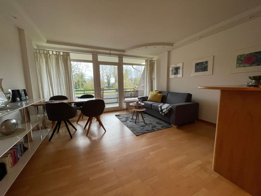 Blick in den offenen Wohnraum