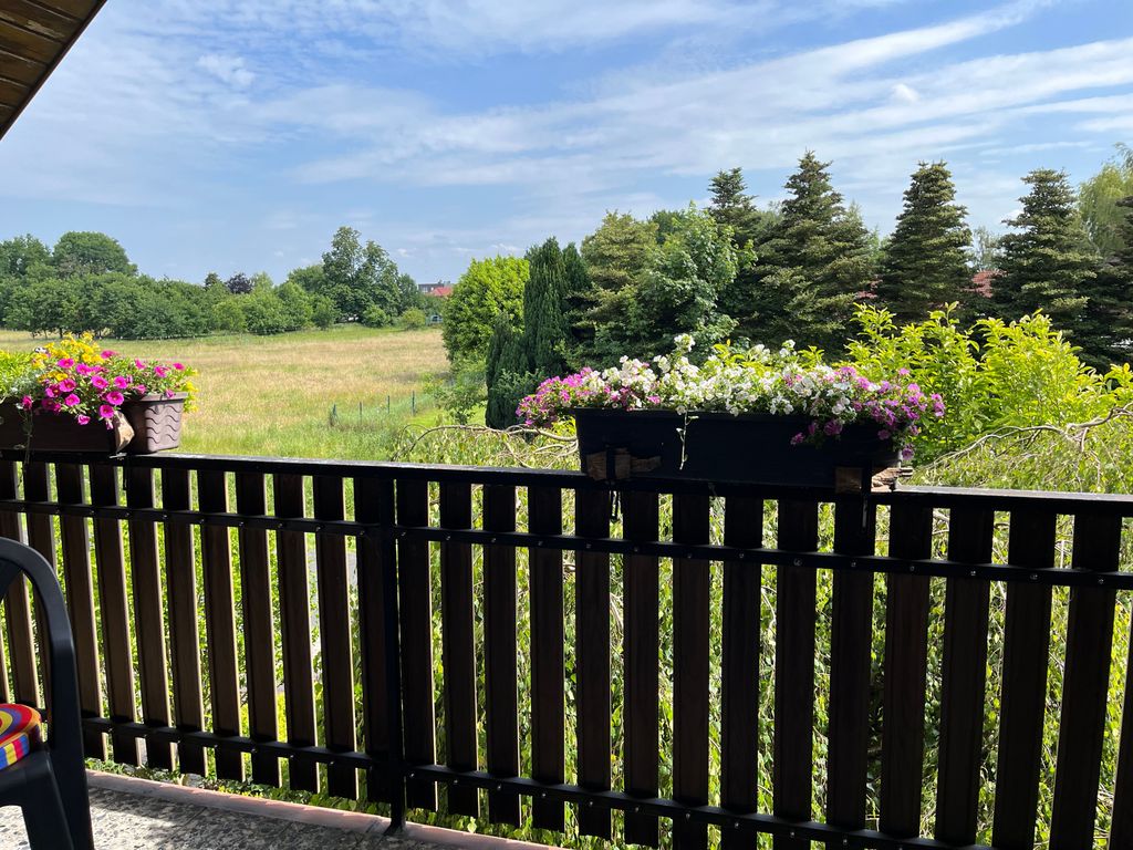Blick vom Balkon
