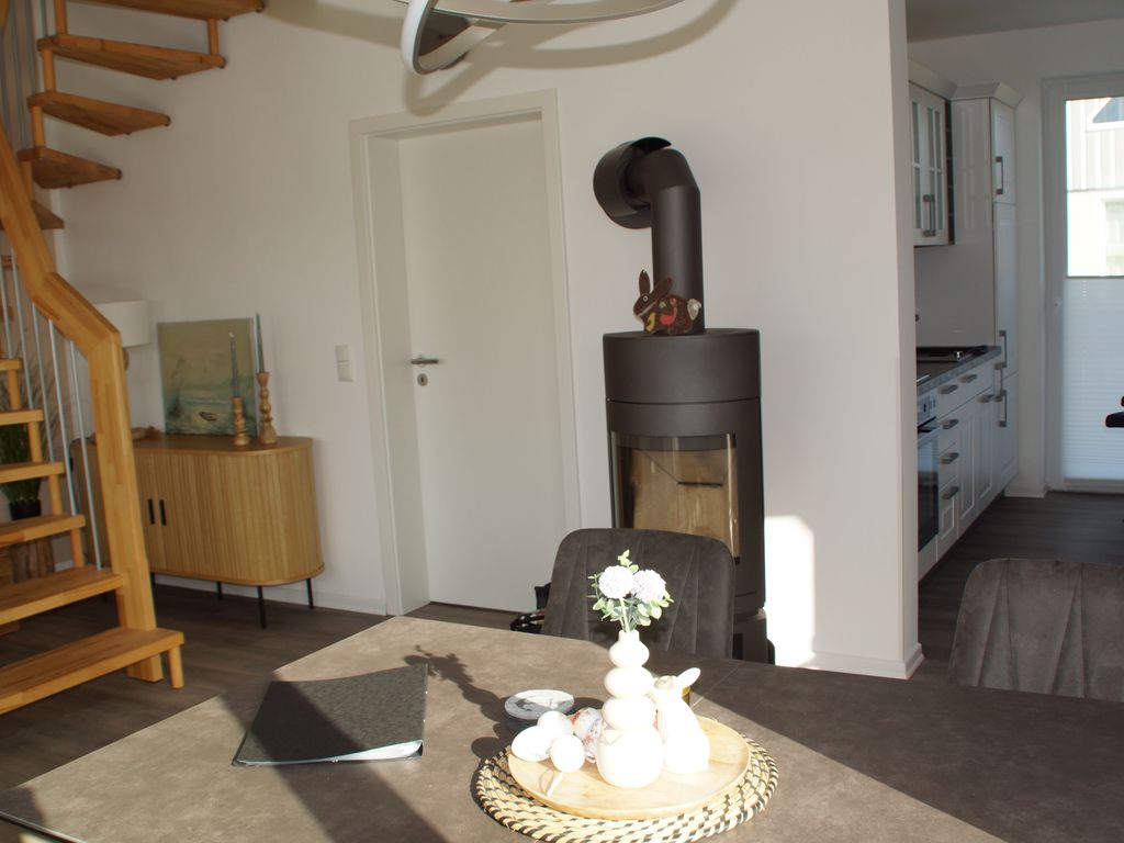 Kamin im Wohnzimmer für kuschelige Abende
