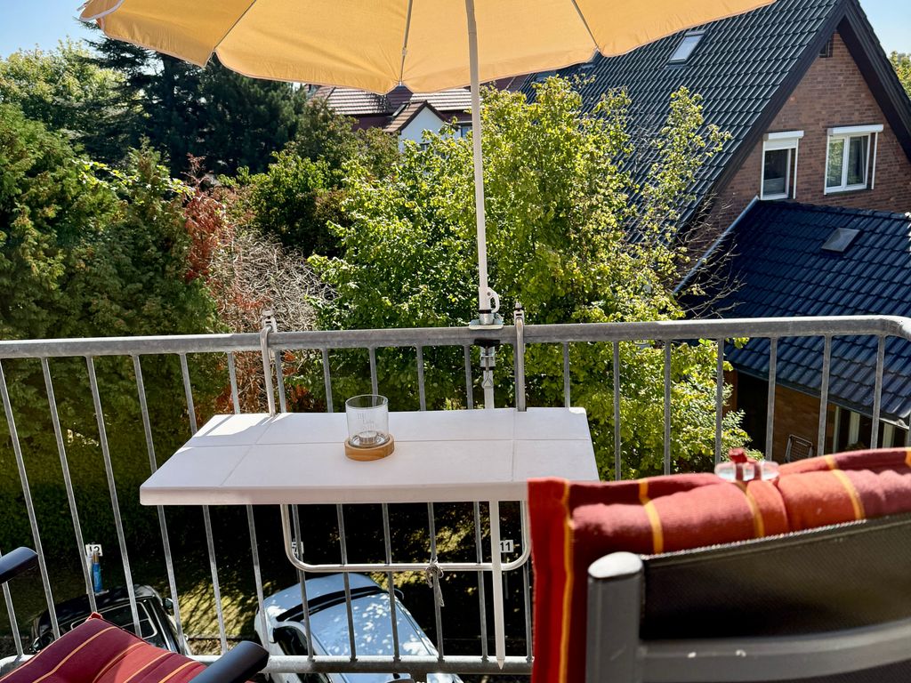 Blick auf den Balkon