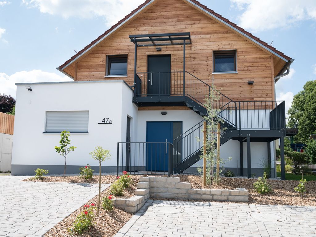 Außenansicht Ferienwohnung Blau