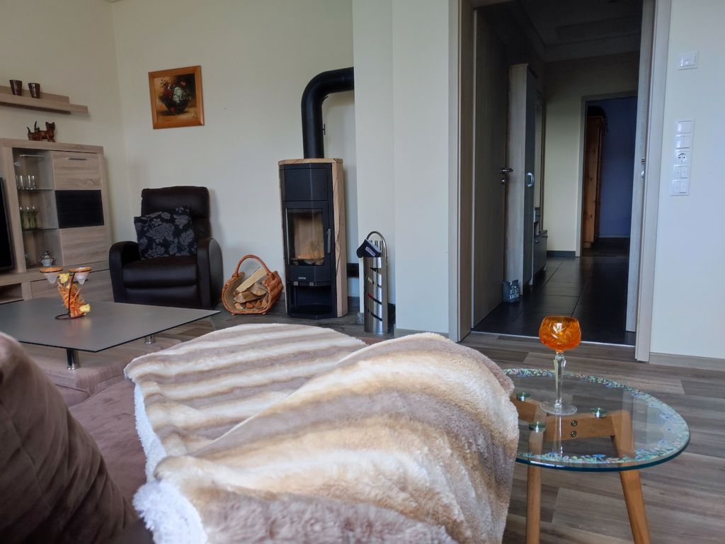 Blick auf den Kamin