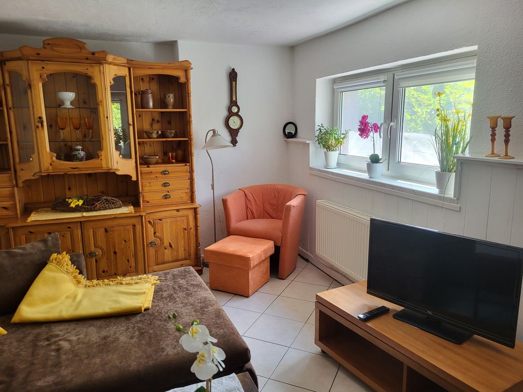 Wohnzimmer mit Schlafcouch