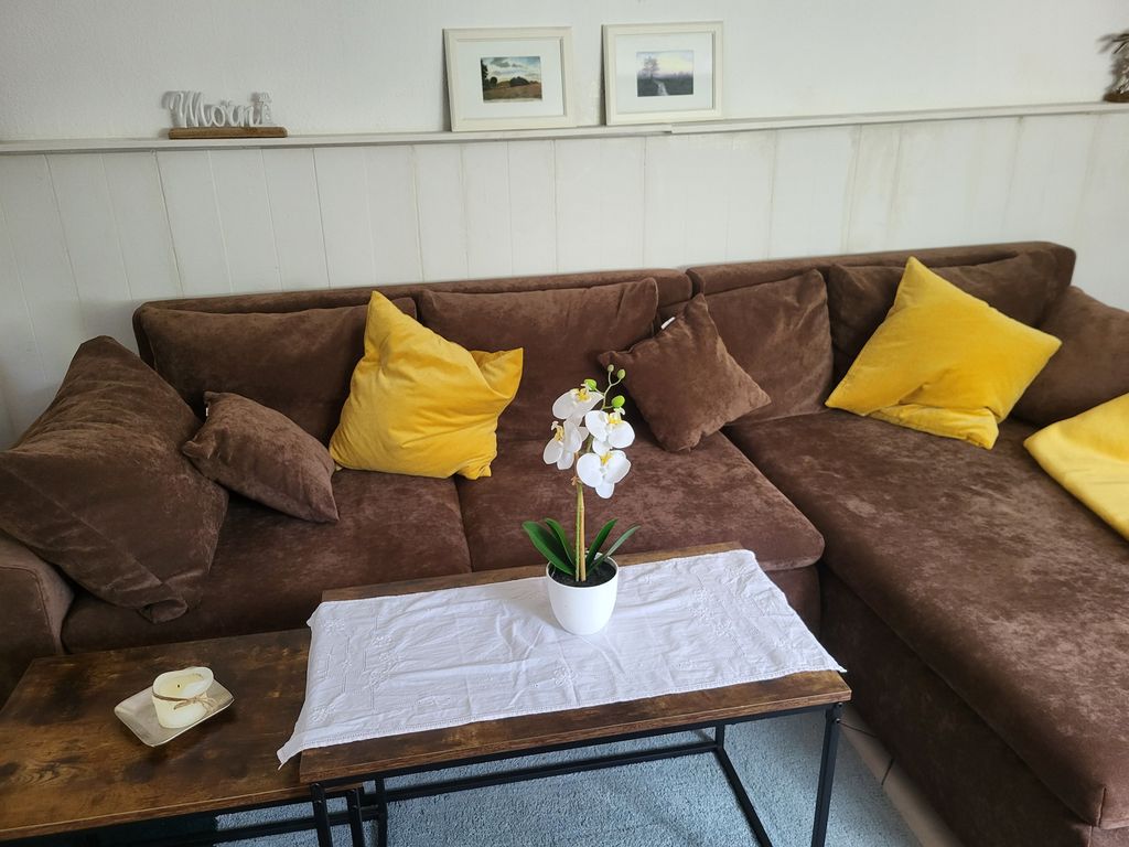 Wohnzimmer mit Schlafcouch