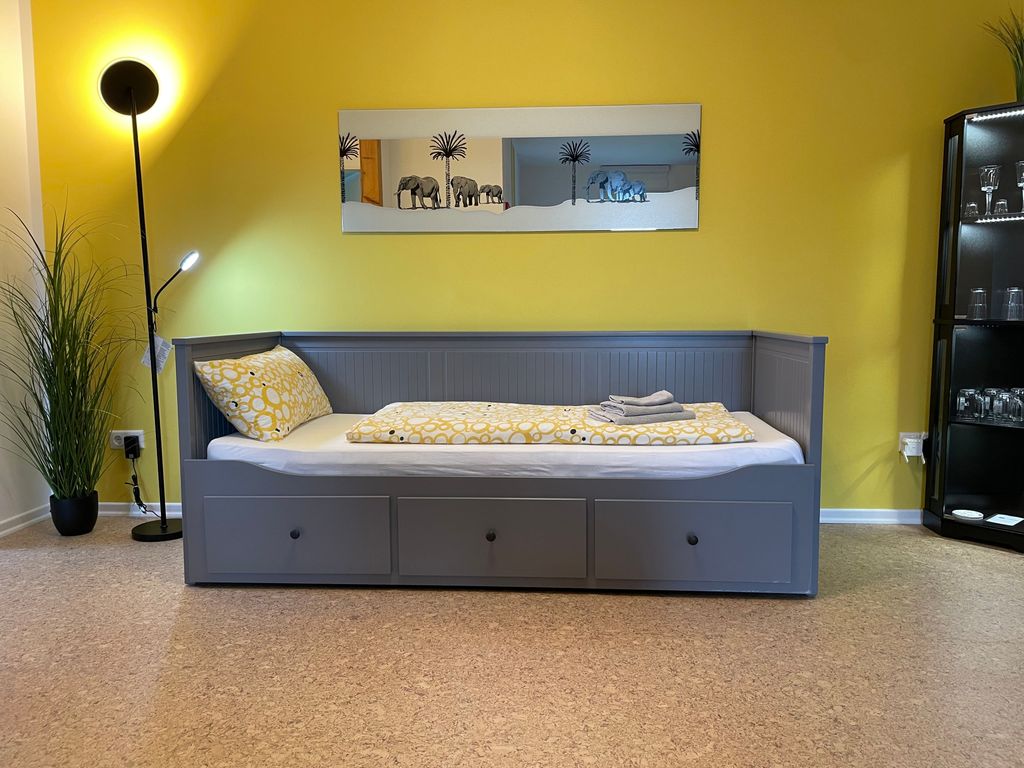 Schlafcouch im Wohnbereich
