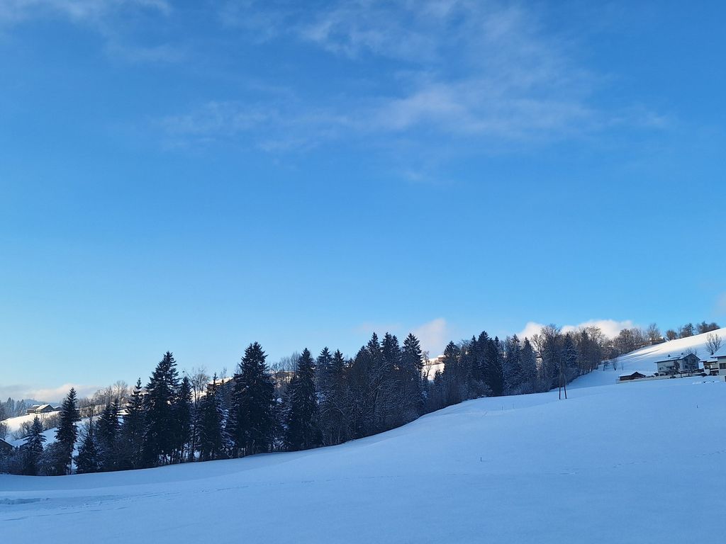 Winterlandschaft Parzelle Unterhalden