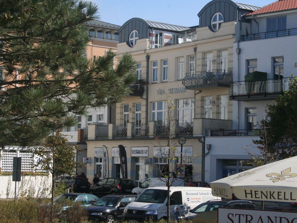 Außenansicht Warnemünde Ferienwohnung Meerblick