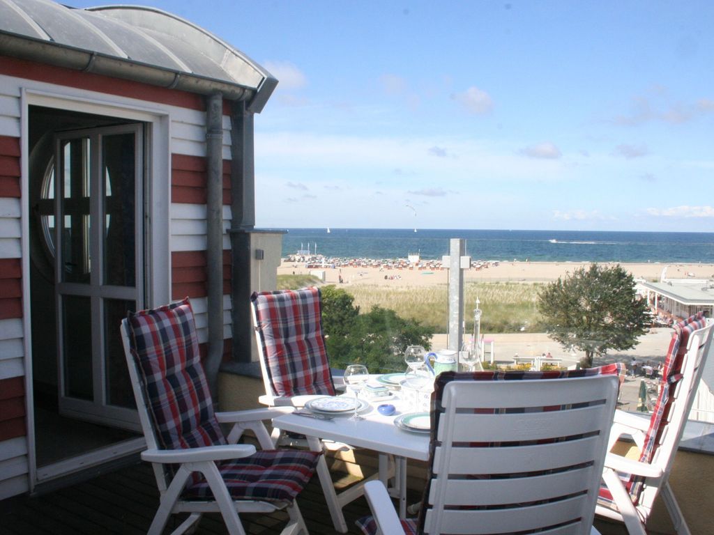 Warnemünde Ferienwohnung Meerblick Blick