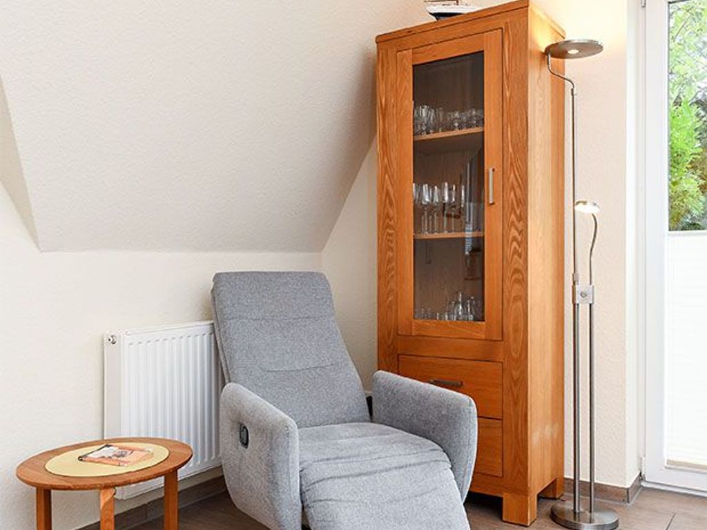 Wohnzimmer mit integriertem Küchenbereich