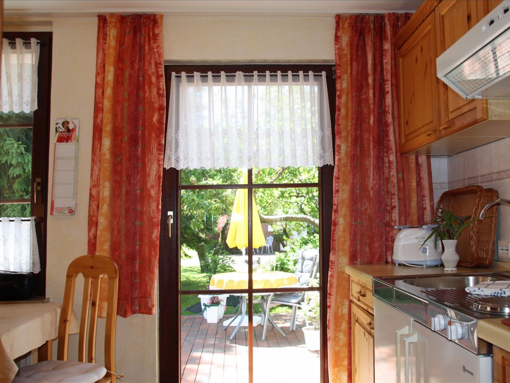 Die Ferienwohnung Nr. 1 im Reetdachhaus An der Rehwiese, im schönen Ostseebad Karlshagen.