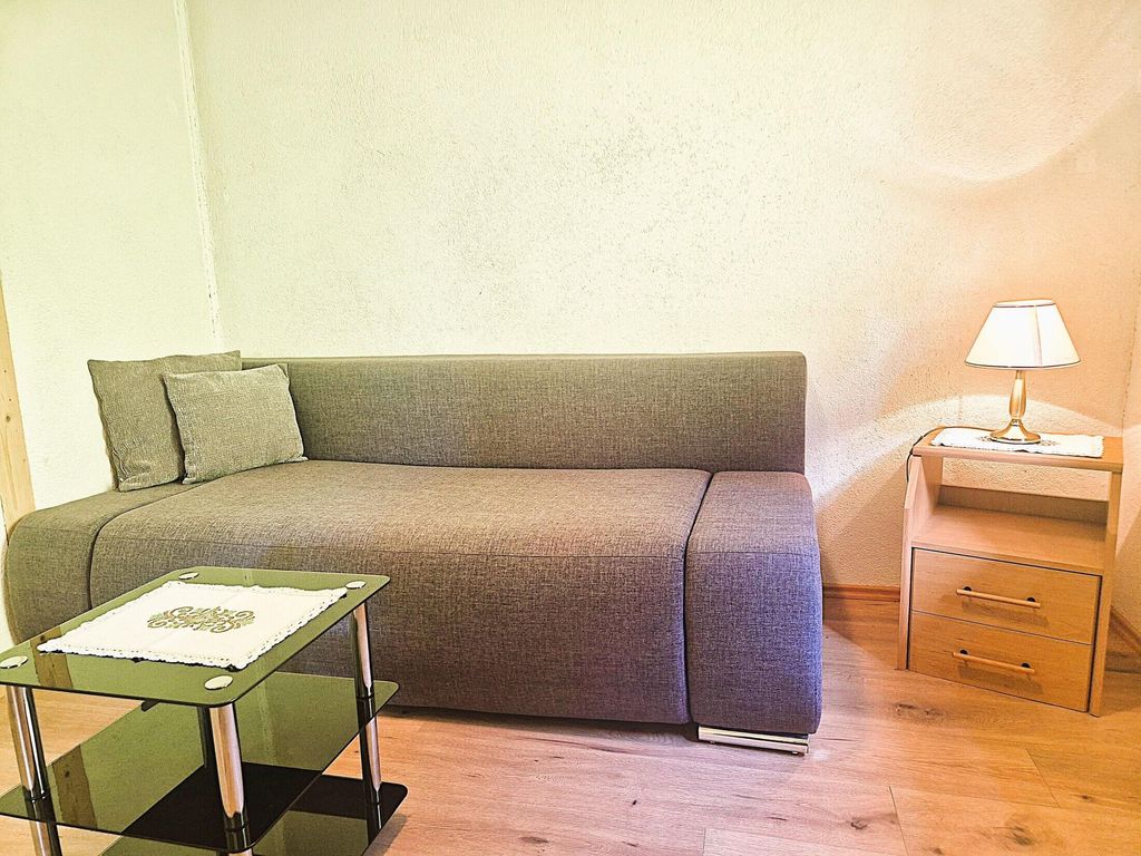 Couch im Wohnbereich des Kochhäusls