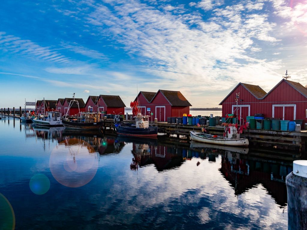 Ostseebad Boltenhagen - Blick auf den Fischereihafen an der Weißen Wiek