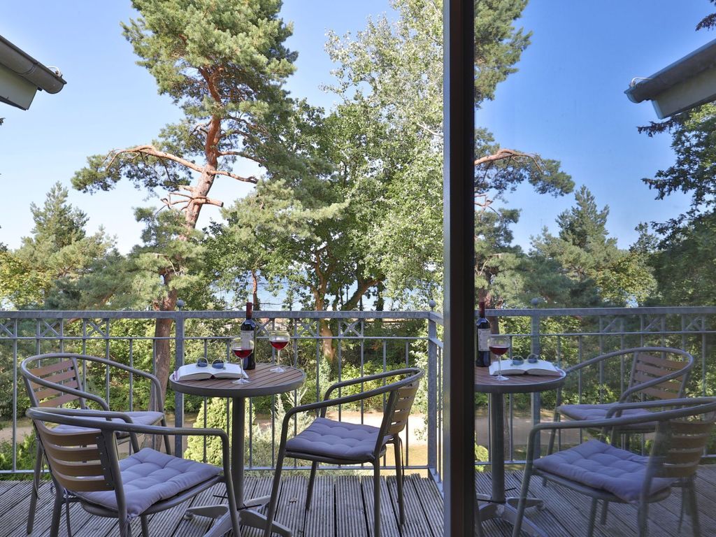 Waldfrieden Whg.7 - Blick auf den Balkon mit Meerblick