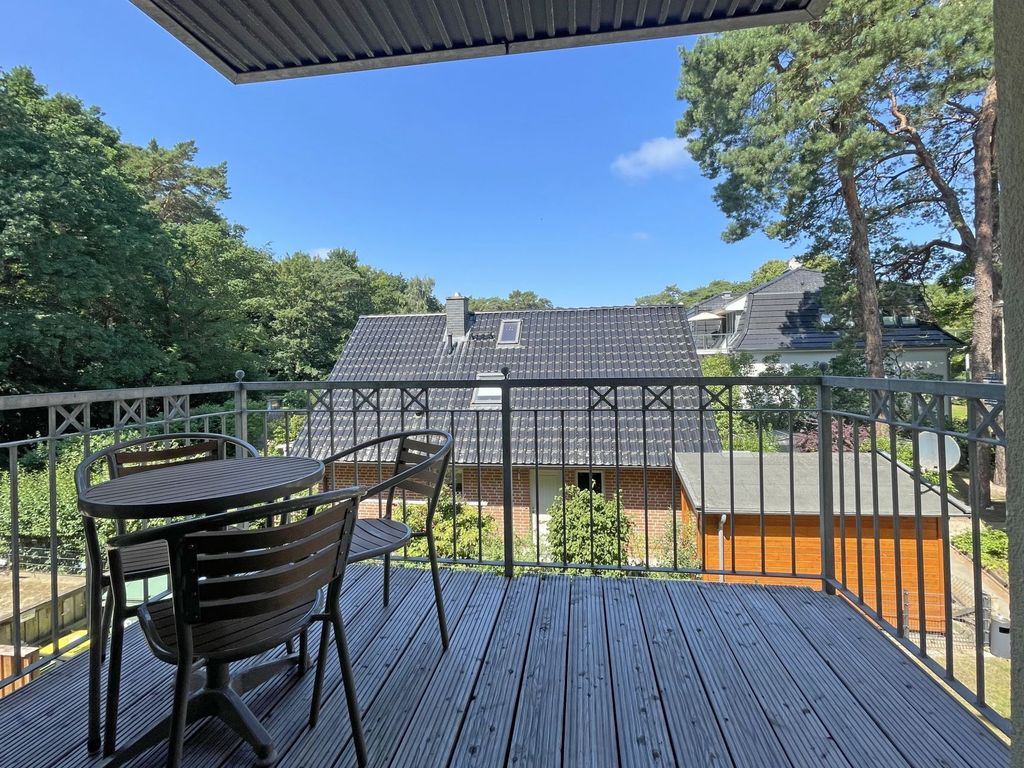 Waldfrieden Whg. 8 - Blick auf den Balkon, Zugang vom Wohnbereich
