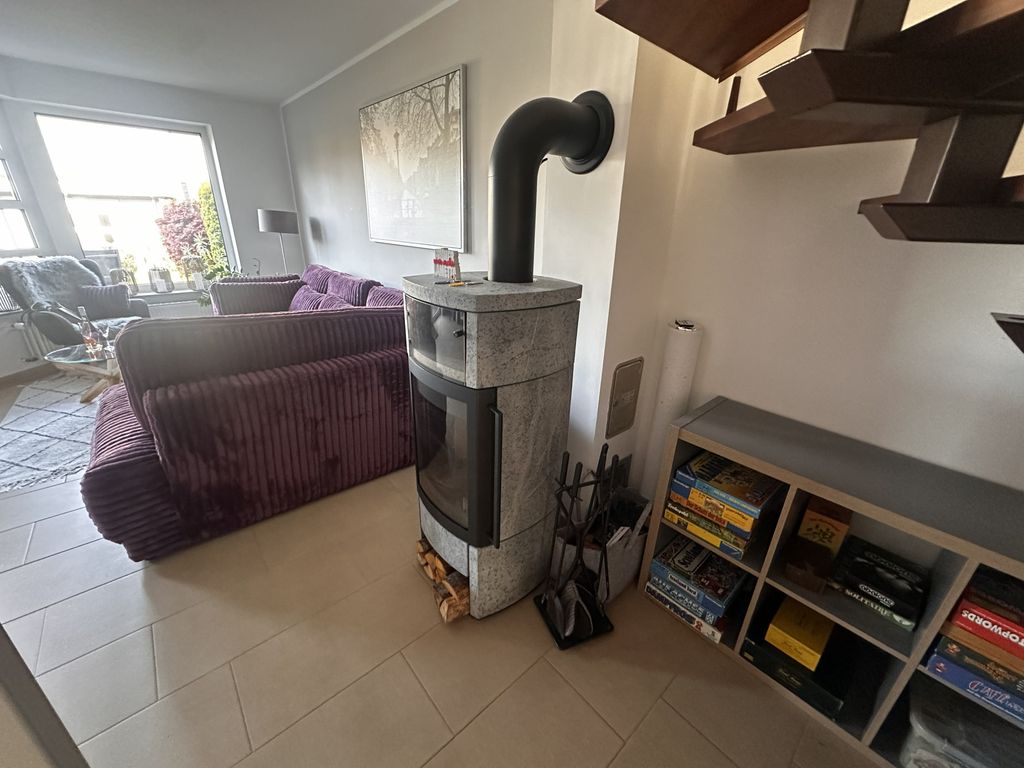 Wohnzimmer mit Kaminofen