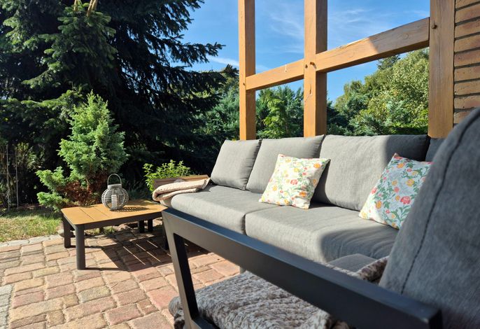Chill-Lounge auf der Terrasse