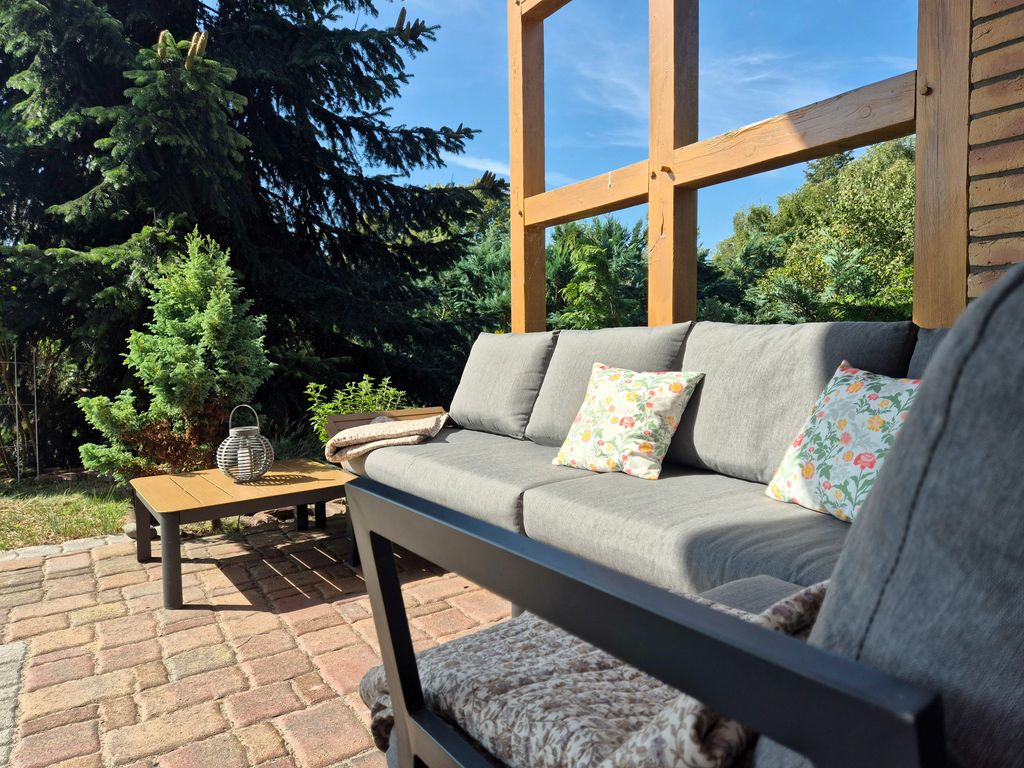 Chill-Lounge auf der Terrasse
