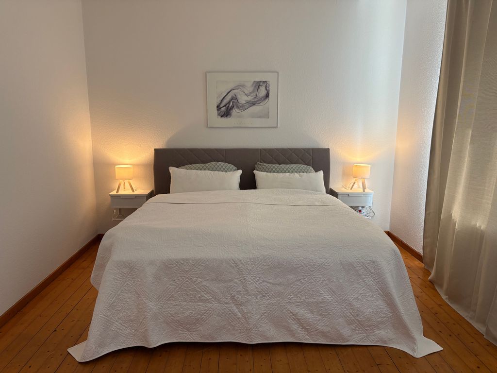 Ferienwohnung Mohn Schlafzimmer