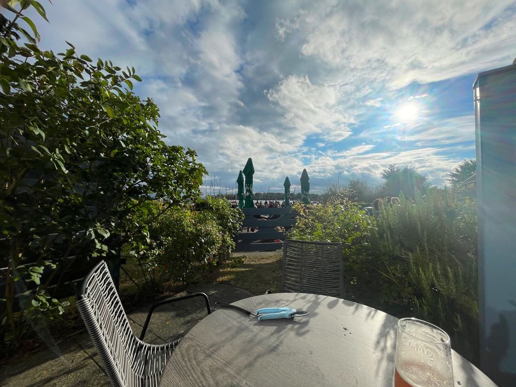 Terrasse mit Haffblick