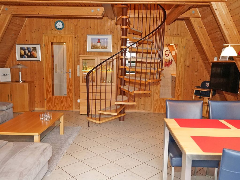 Wendeltreppe zur oberen Etage