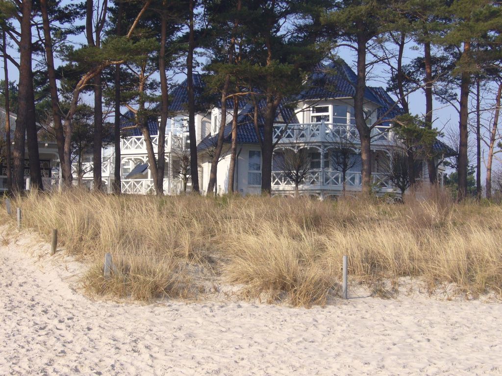 Haus Strelasund - vom Strand aus betrachtet