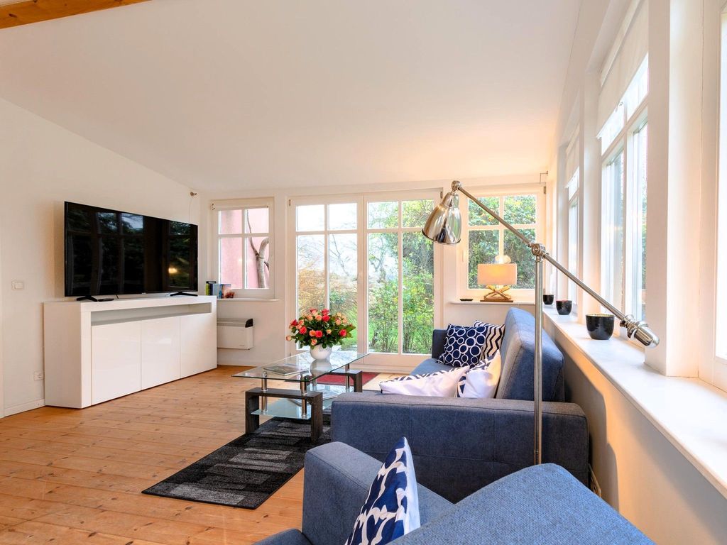 Ferienwohnung Rosengarten - Wohnbereich