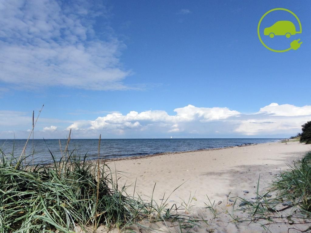 Lillesand - Blick auf den Strand von Groß Schwansee