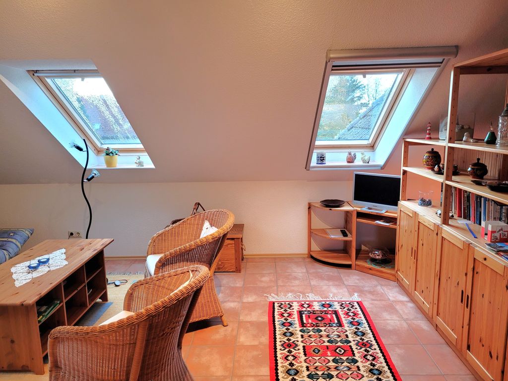 Schlafbereich im Wohnzimmer