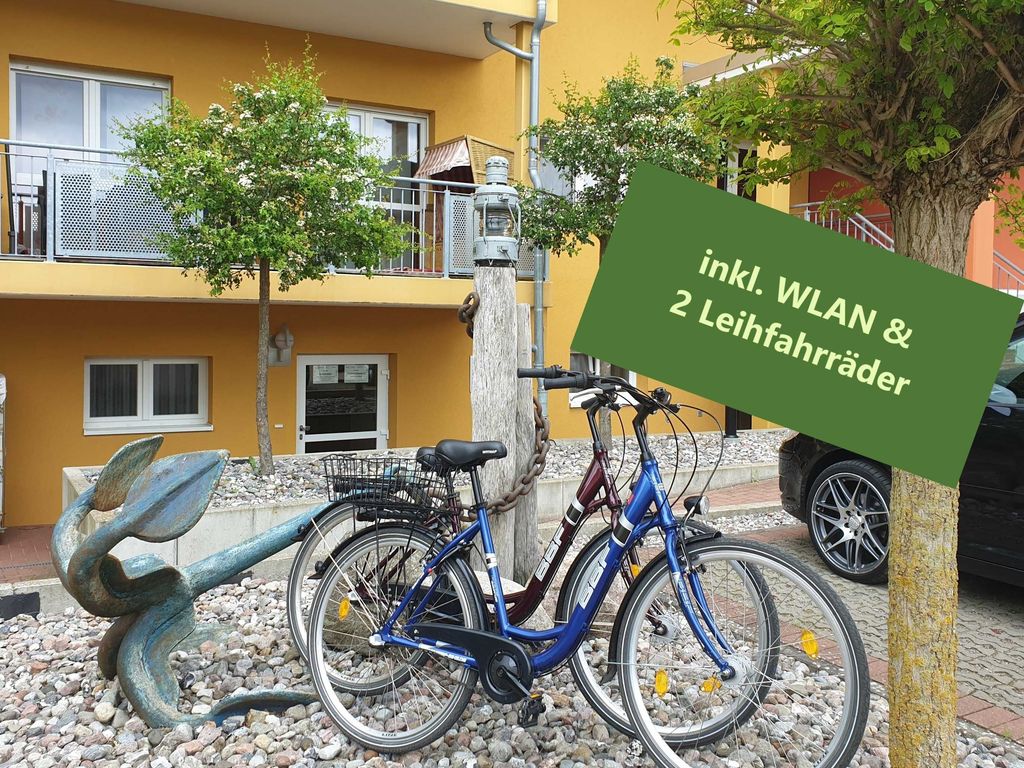 2 Leihfahrräder & WLAN inklusive