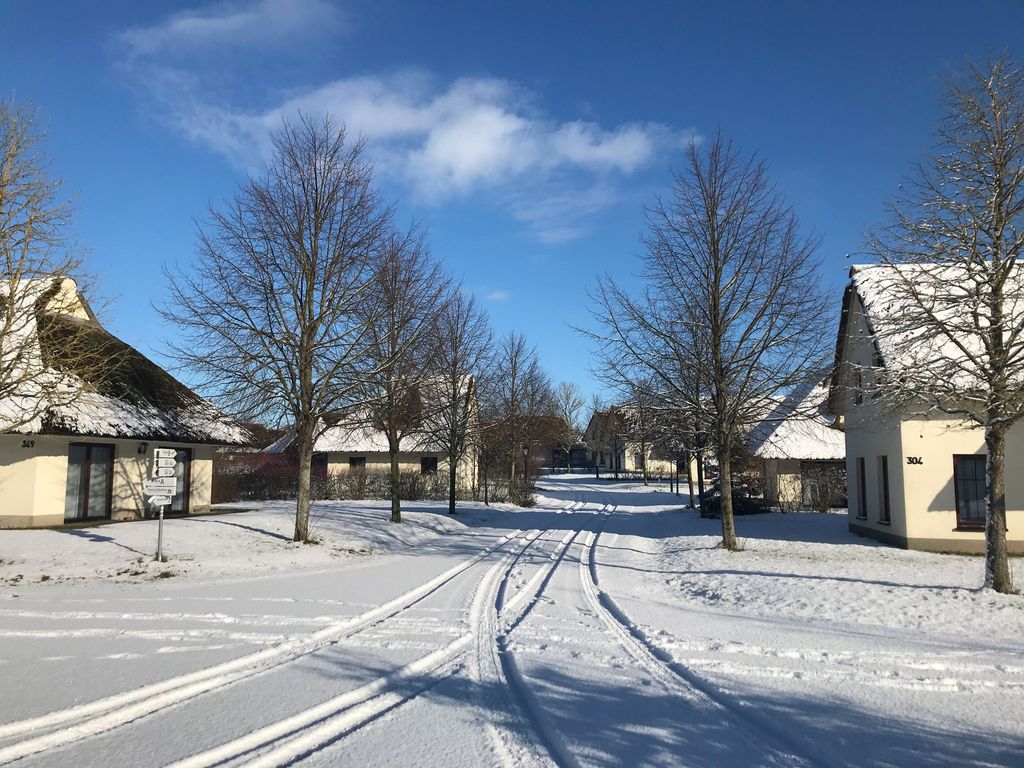 Ferienhäuser im Winter
