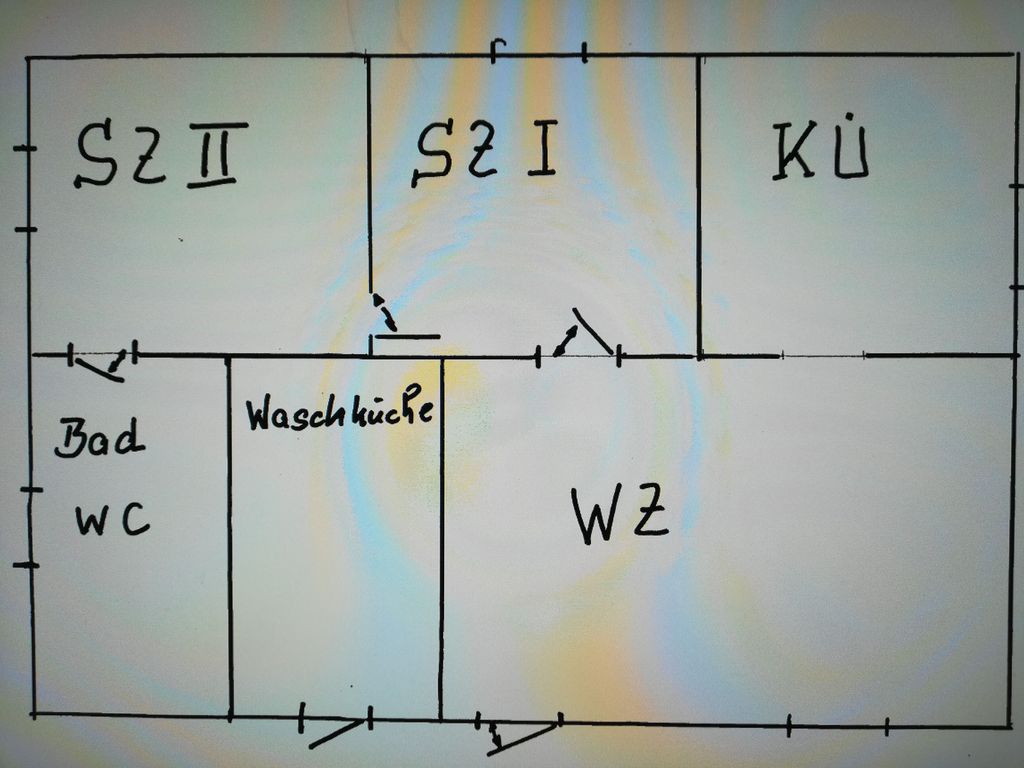 Grundriss der Ferienwohnung