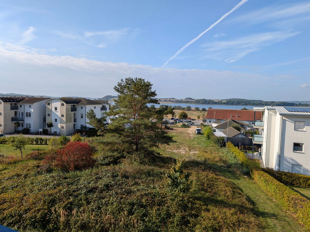 Blick von dem Balkon auf dem Selliner See