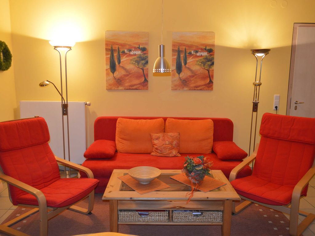 Wohnzimmer mit Schlafcouch