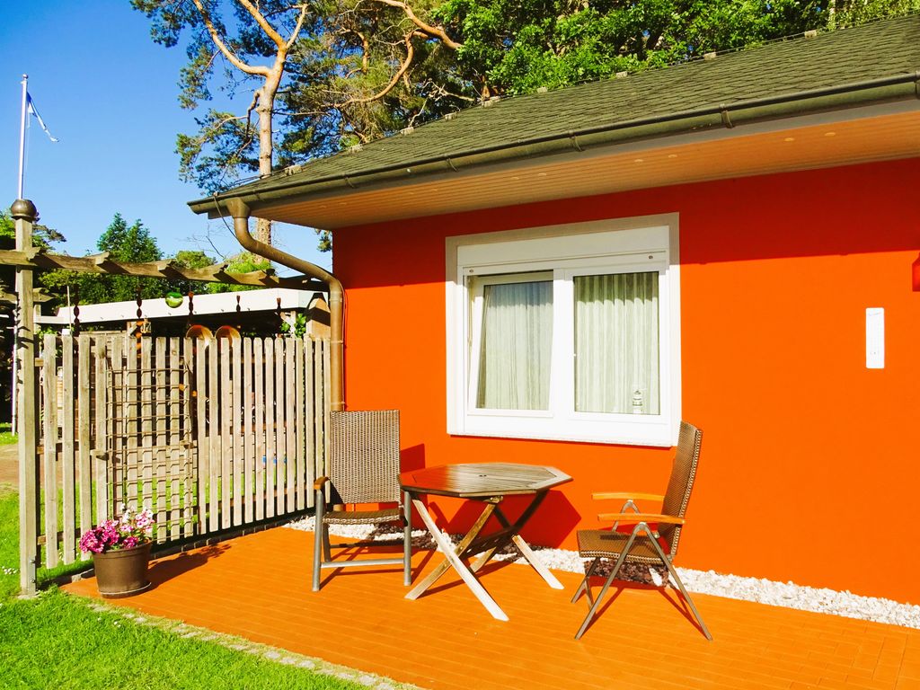 Terrasse vor der Ferienwohnung